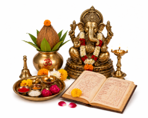 This Panchanga Pooja will help you align your life with positive cosmic energies and bring balance, peace, and prosperity.