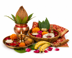 This pooja is conducted with pure and auspicious materials prepared according to tradition.